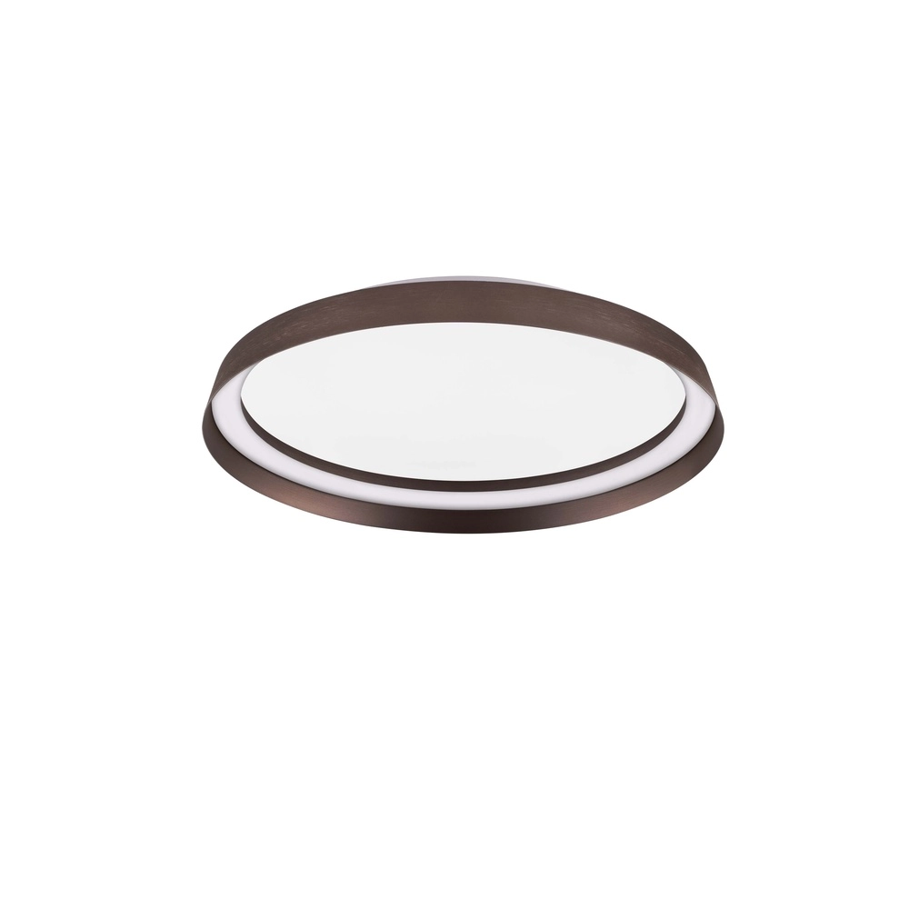 Design plafonniere Ormi Ø 45cm koffie bruin Lyora 5212017463104