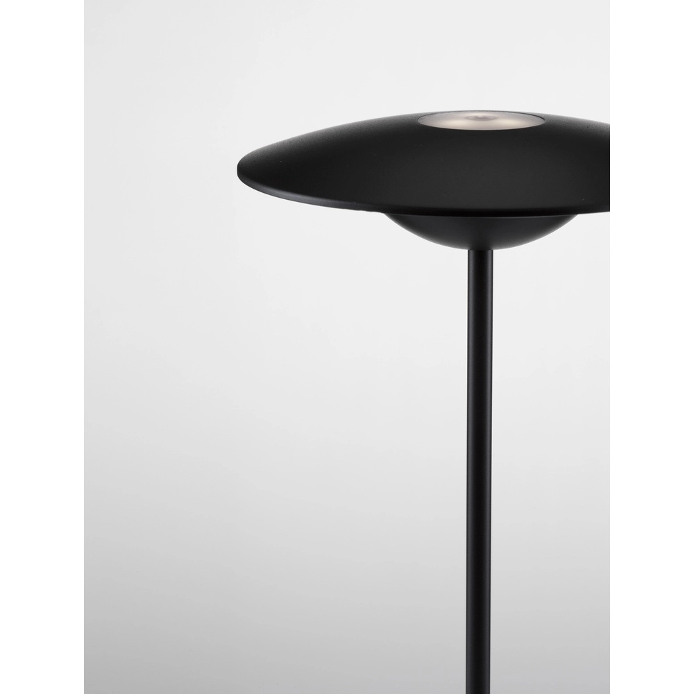 Tafellamp Fumo oplaadbaar zwart Lyora 5212017432636