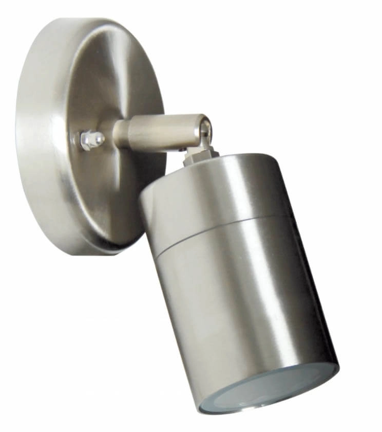 RVS wandspot Downlighter richtbaar RVS wandspot Downlighter richtbaar