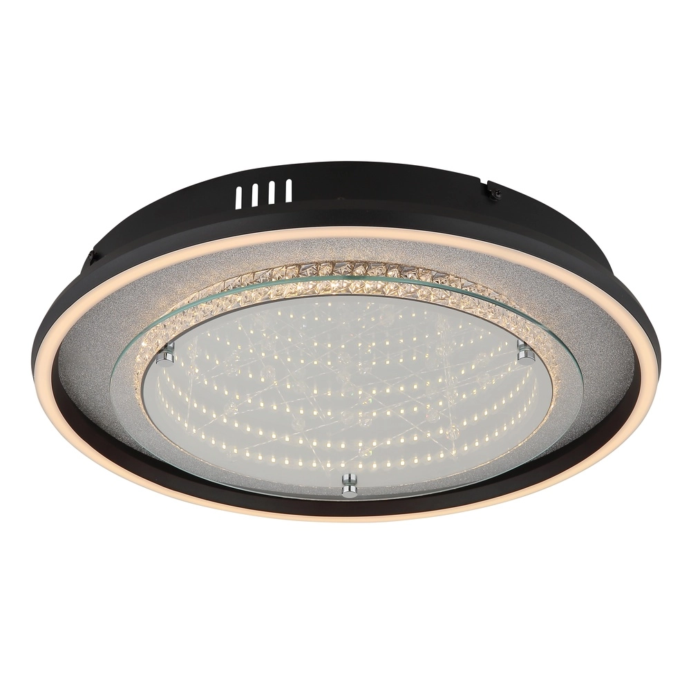 Zwarte plafondlamp Mirrora Ø 40cm Globo 9007371566853