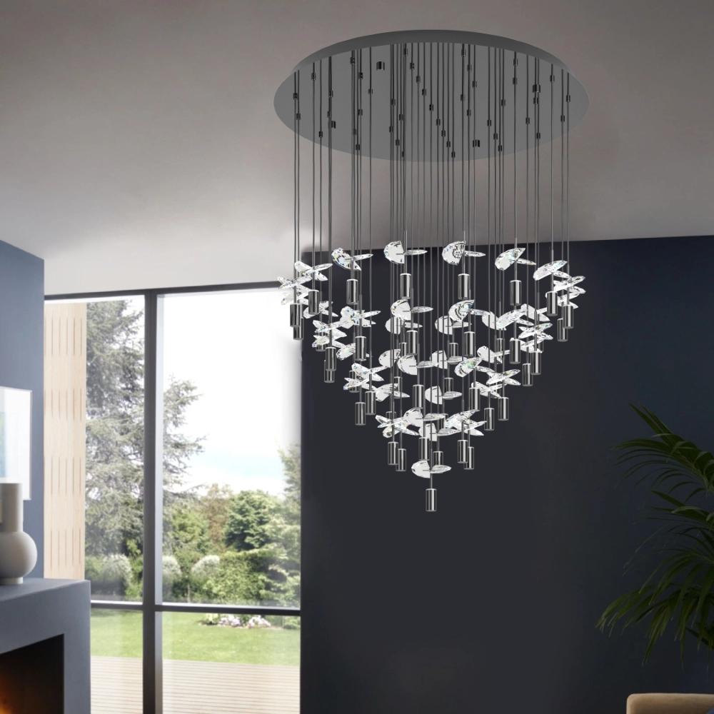 Unieke hanglamp Comareira grijs 3-staps CCT Stars of Light 9008606360123