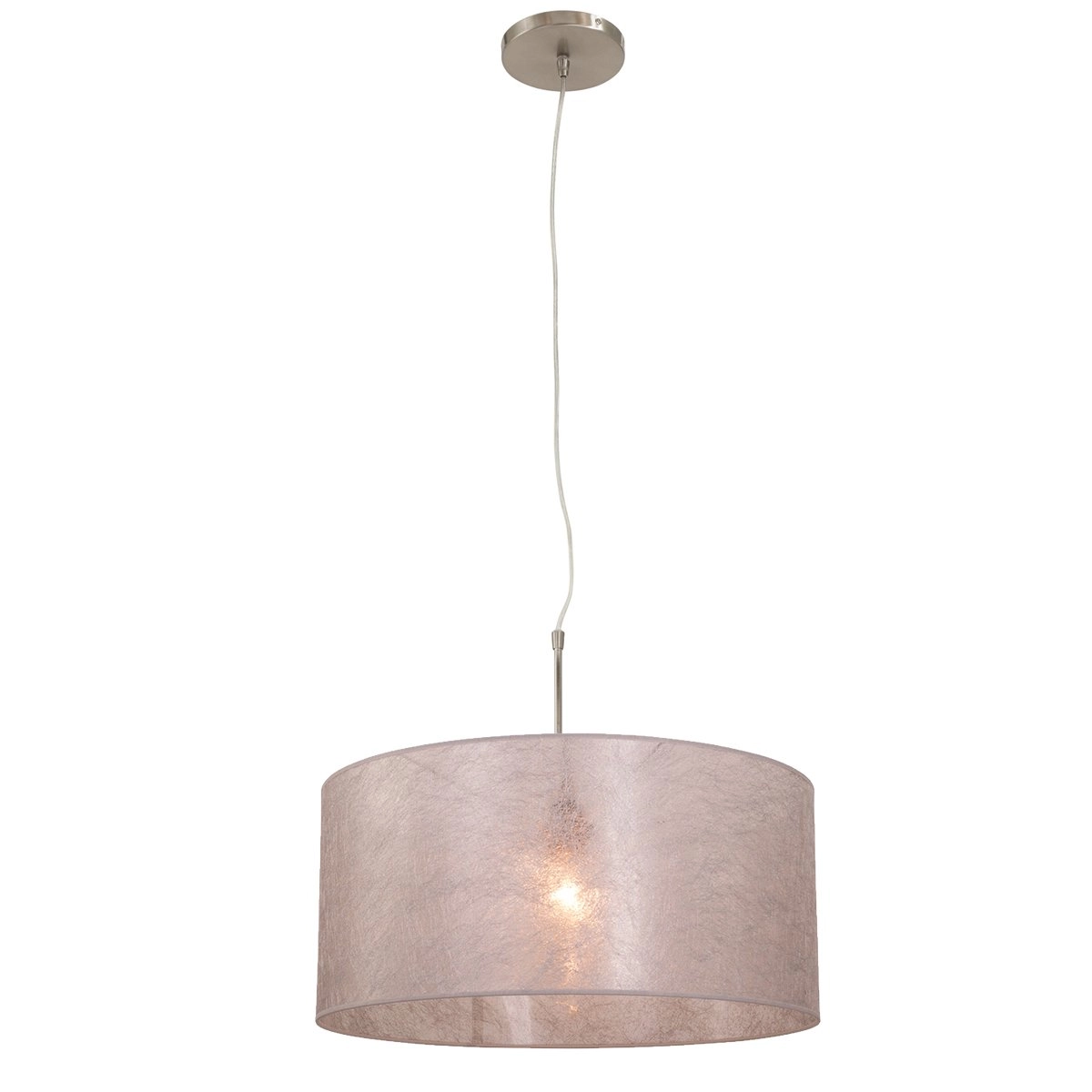 Hanglamp Stresa met 50cm zilvergrijze kap