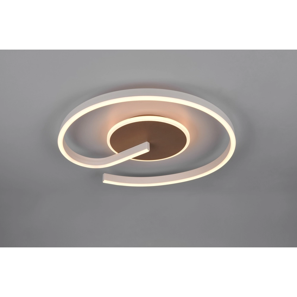 Design plafondlamp Calle  mokka bruin Trio 4017807654295