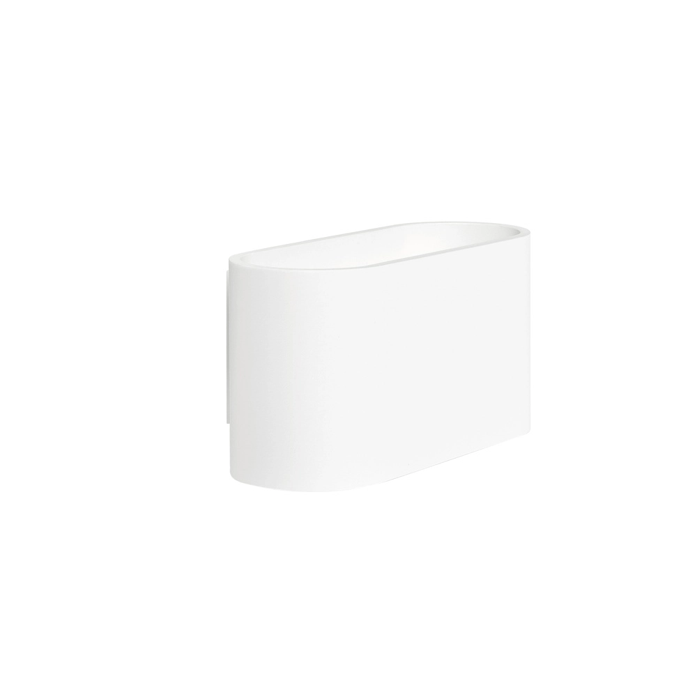 Ovale wandspot Oval wit