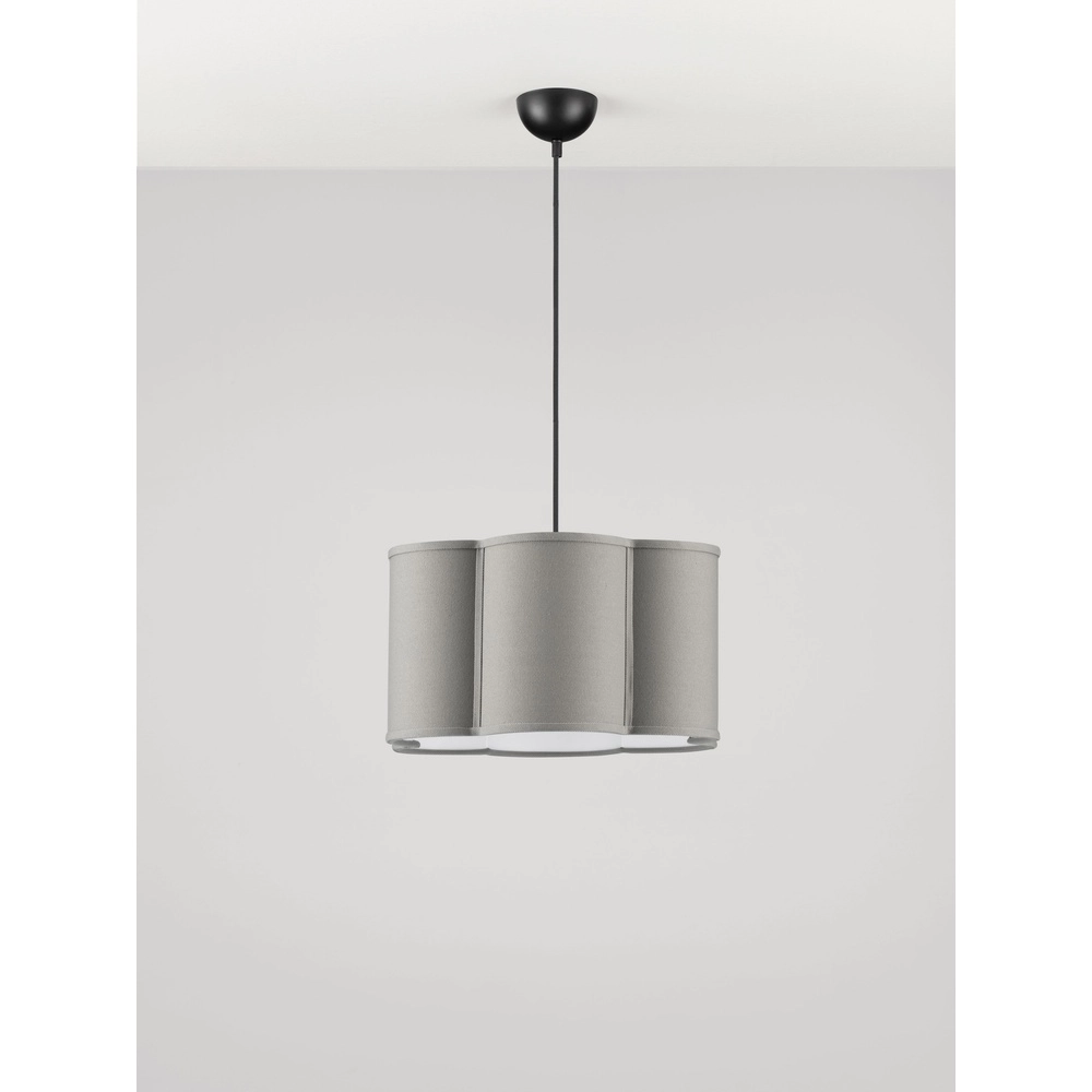 Hanglamp Bloosy grijs Lyora 5212017493552