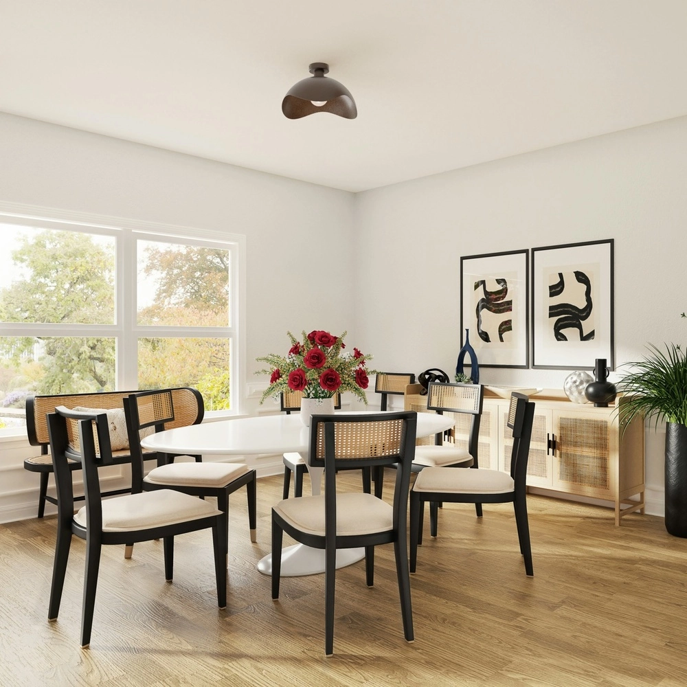 Design plafondlamp Volta Ø 40cm - golvend - cacao Masterlight 8718121395753