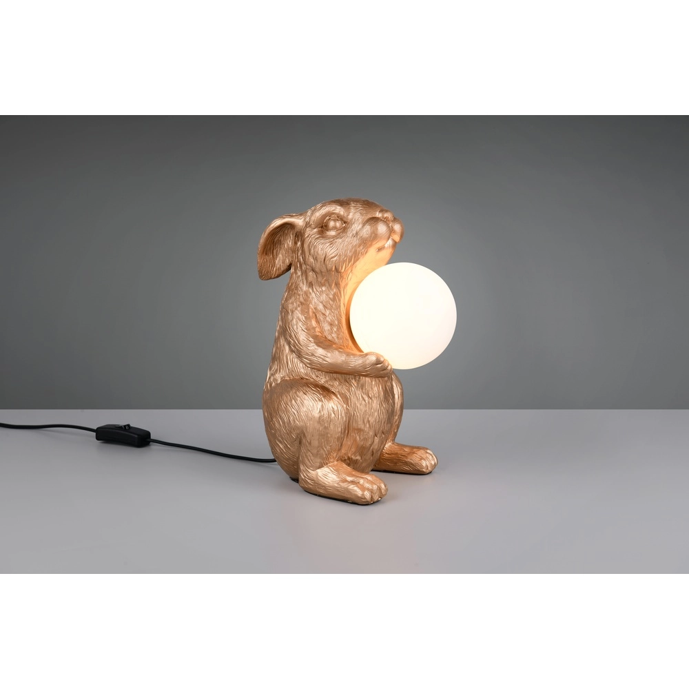 Tafellampje Rabbit goud Trio 4017807667929
