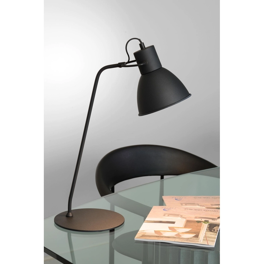 Bureaulamp Shadi zwart Lucide 5411212030849