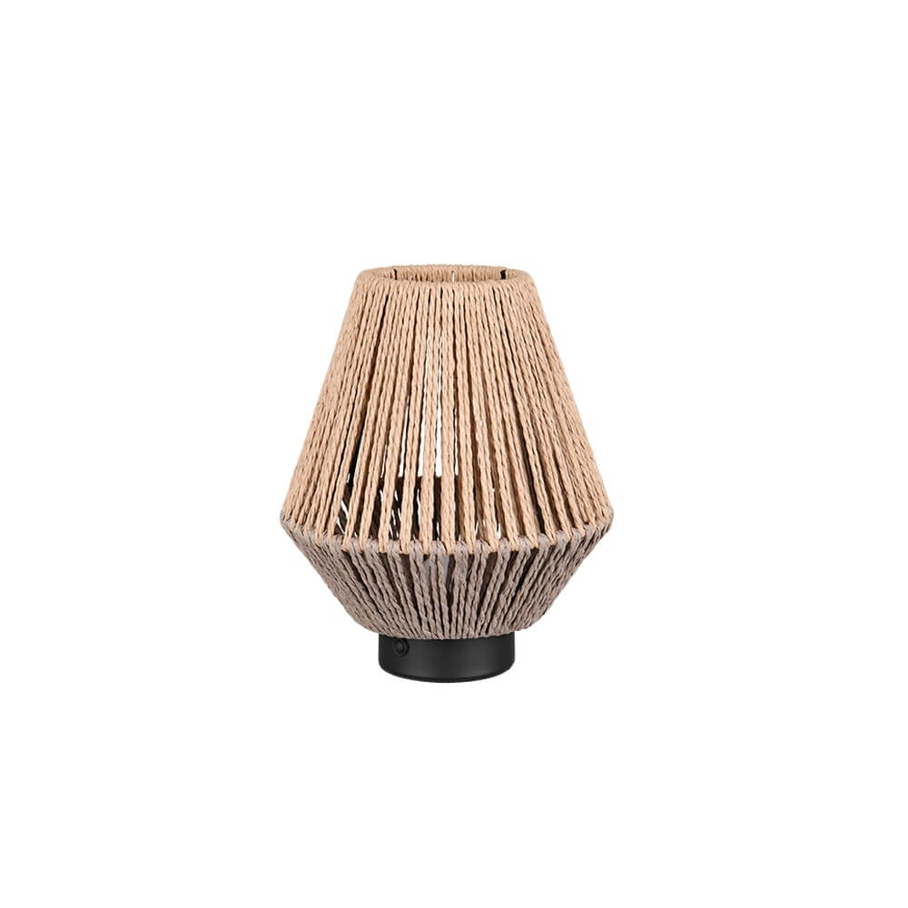 Rotan tafellamp Lira oplaadbaar Trio 4017807643169