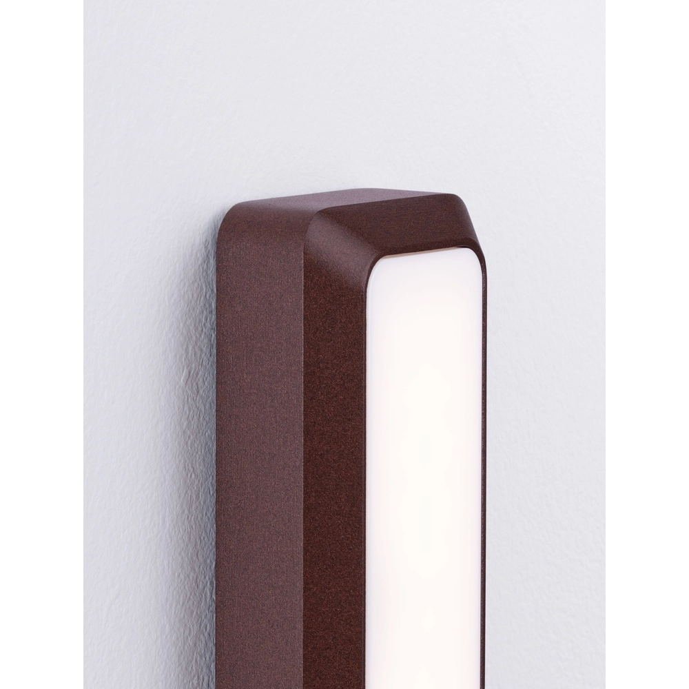 Wandlamp Appia rechthoek roestbruin Lyora 5212017449610