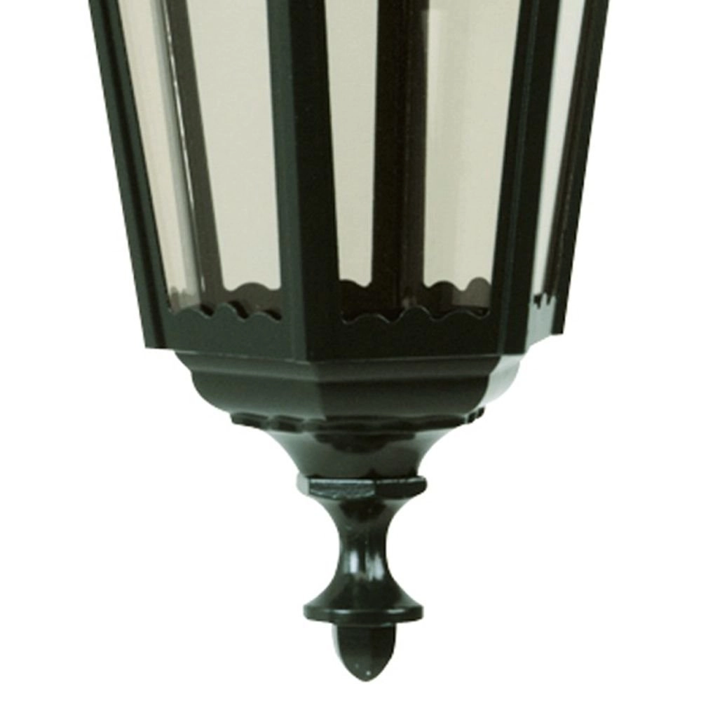Klassieke buitenlamp Ancona Down zwart KS Verlichting 8714732512848