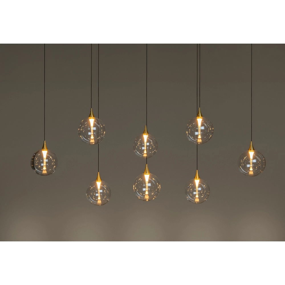 Design led hanglamp Gisela helder - 8x Ø 16cm Premium by Lucide 5411212134820