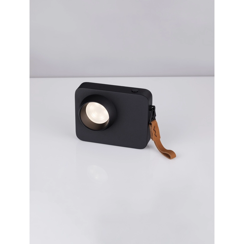 Oplaadbaar tafellampje Kedros zwart Lyora 5212017464095