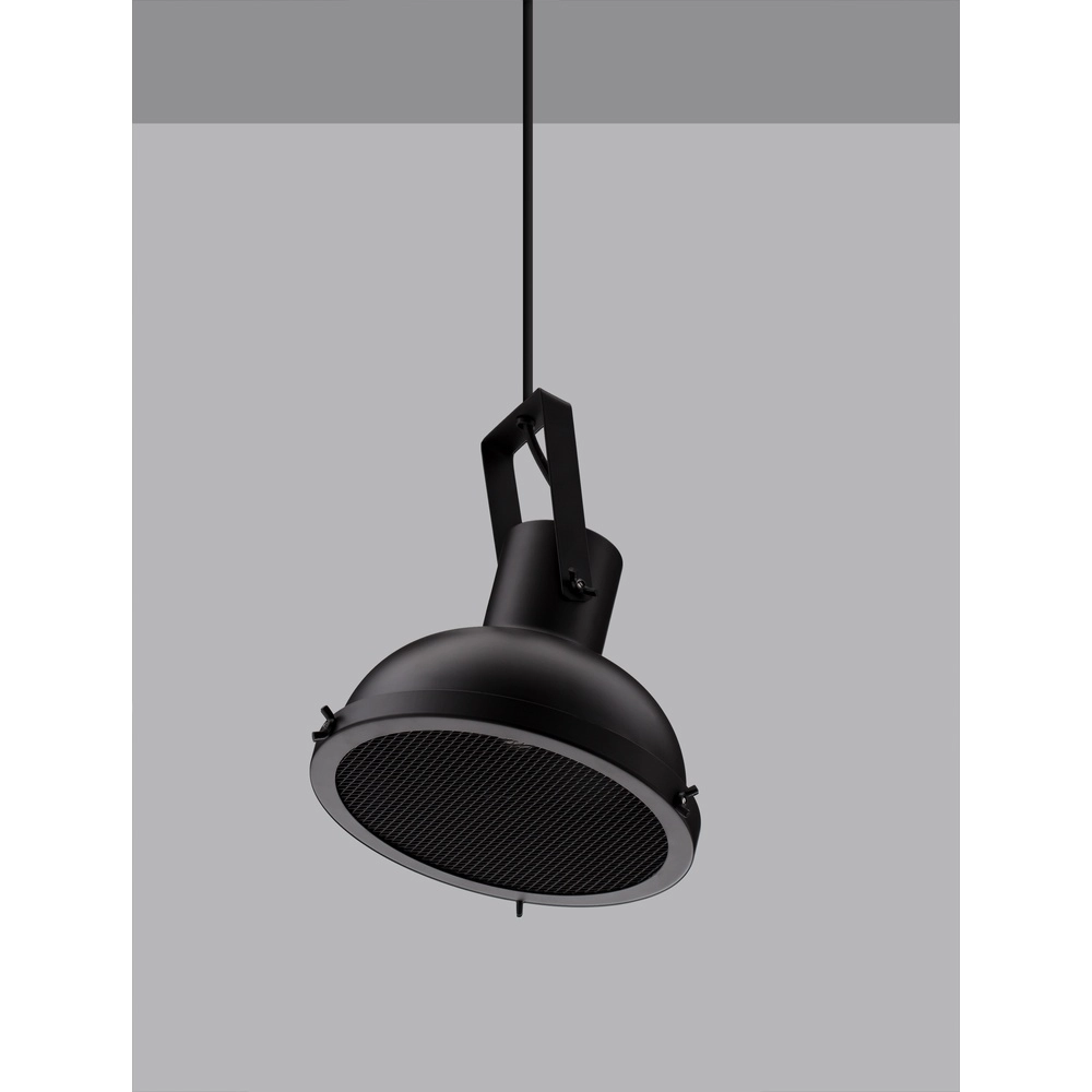 Hanglamp Ruvi 1-lichts zwart Lyora 5212017446329