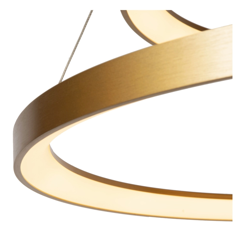 Gouden hanglamp Vidal Ø 78cm strak design Premium by Lucide 5411212460929