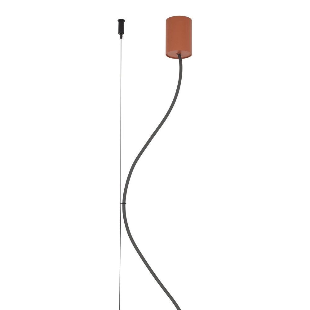Design hanglamp Fourty 7-lichts terracotta Lyora 5903139124232