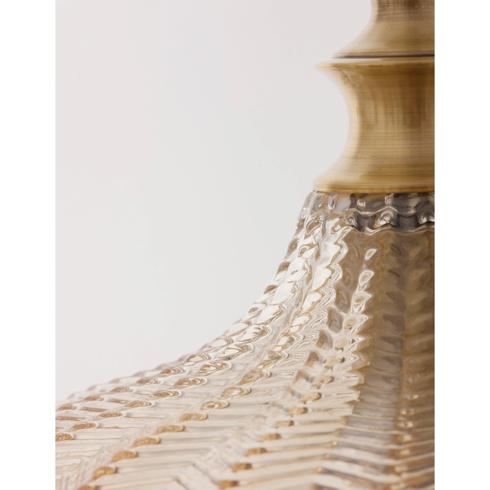 Hanglamp Loni champagne glas Lyora 5212017423047