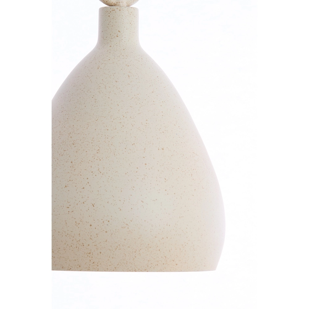 Metalen hanglamp Risari Ø 24cm - zand bruin Light & Living 8717807787684