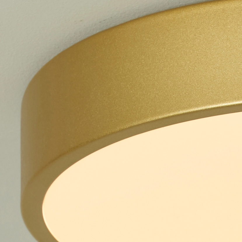 Plafonniere Grace Ø 30cm goud Lyora 5053423315881