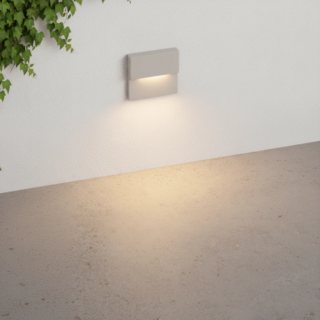 Inbouw wandlamp Dan zand bruin 3000K