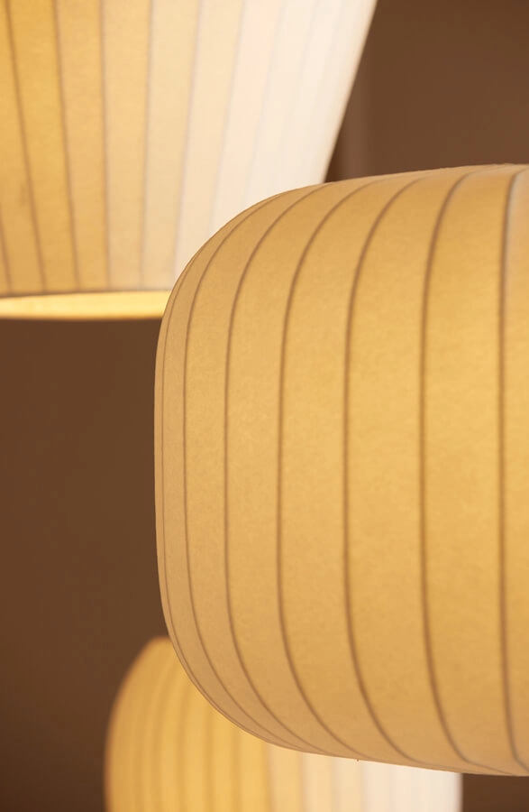 Japandi hanglamp Lexa wit Ø 44cm Light & Living 8717807638399