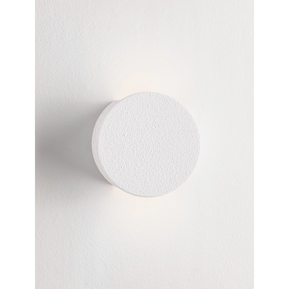 Ronde wandlamp Awa wit Ø 15,5cm Lyora 5212017479266