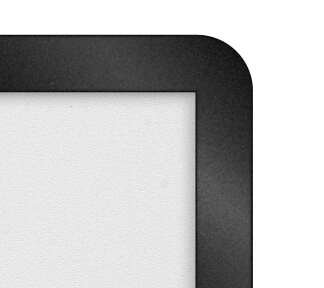 Led plafonnière Anne Square 12w - 2700K - 22,5cm zwart ETH 8720195301677