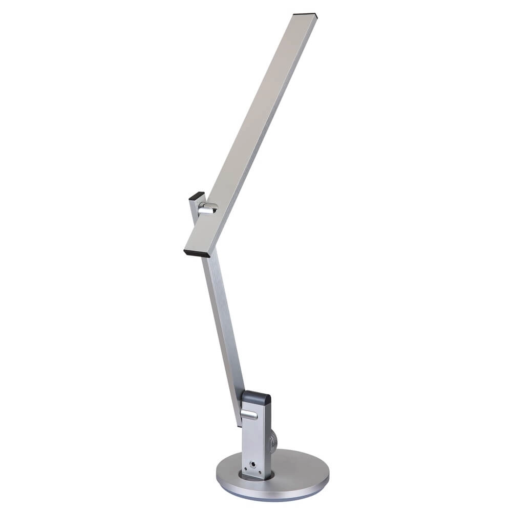 Bureaulamp Solana zilvergrijs Globo 9007371449644