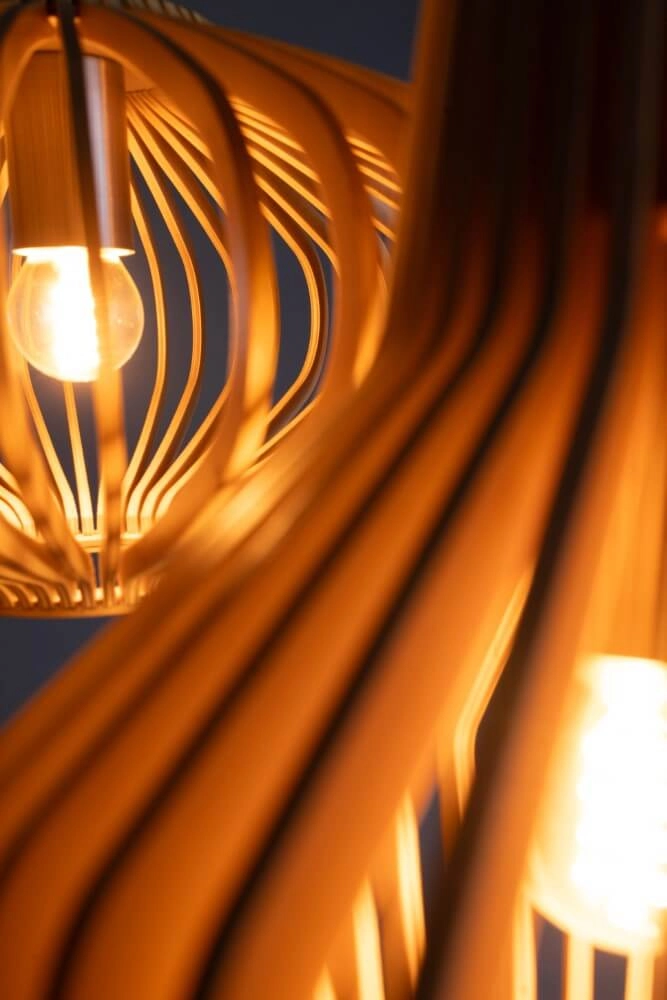 Houten plafondlamp Tess Ø 30cm ETH 8720195305385