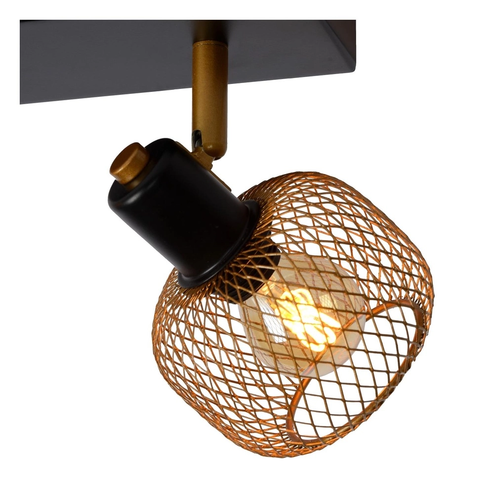 Plafondlampje Maren 2-lichts goud Lucide 5411212771087