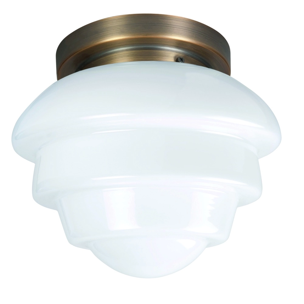 Plafondlamp Oxford wit glas Ø 30cm Plafondlamp Oxford wit glas Ø 30cm