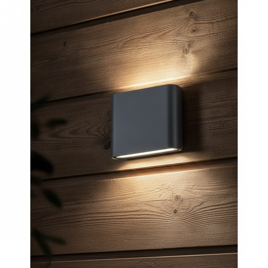 Strakke wandspot Soho S grijs