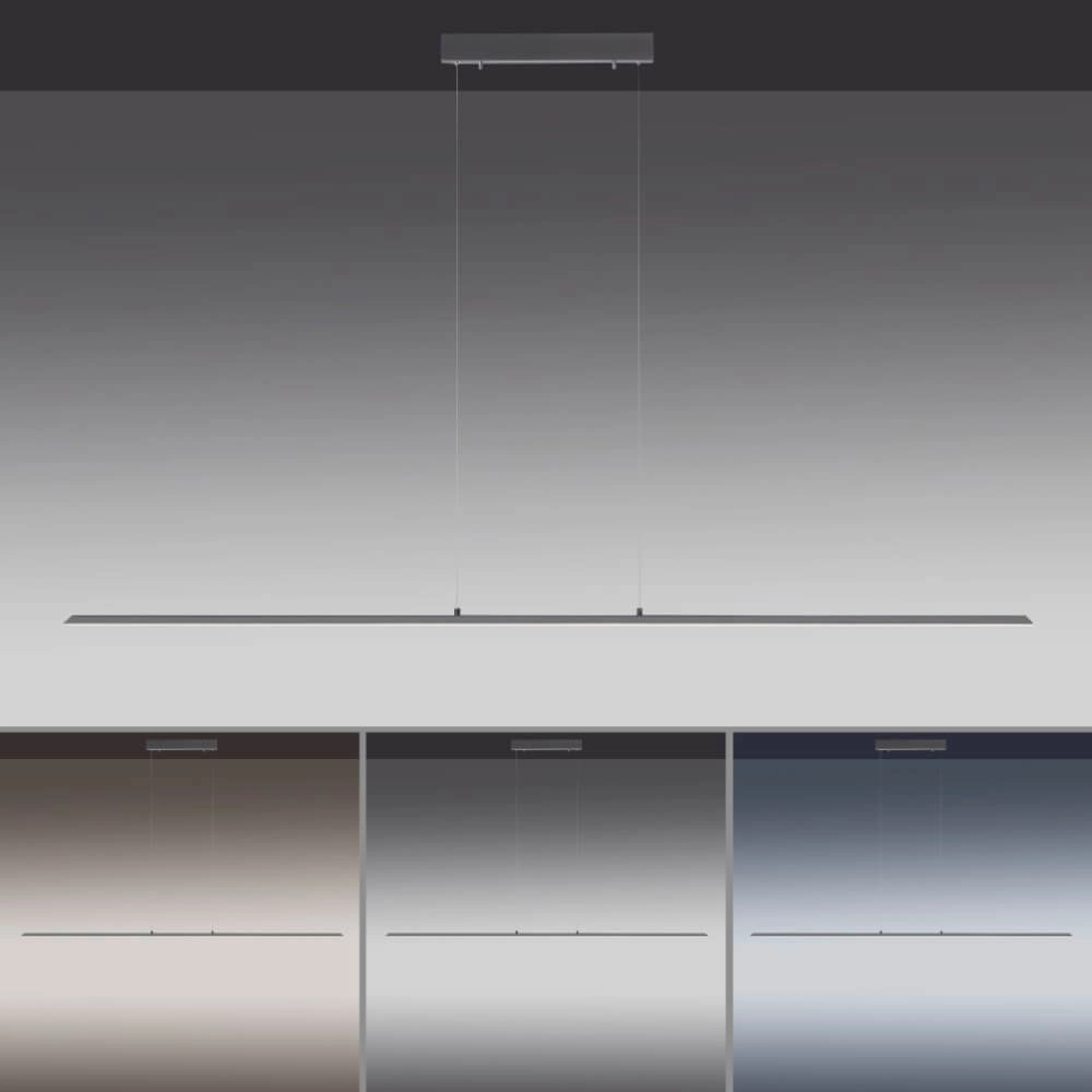 Design hanglamp Pure Lite 160cm antraciet Paul Neuhaus 4012248344897