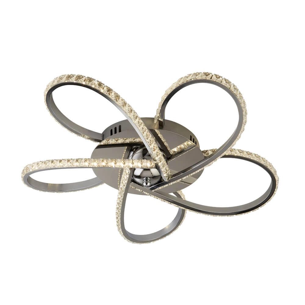 Plafondlamp Daisy chroom