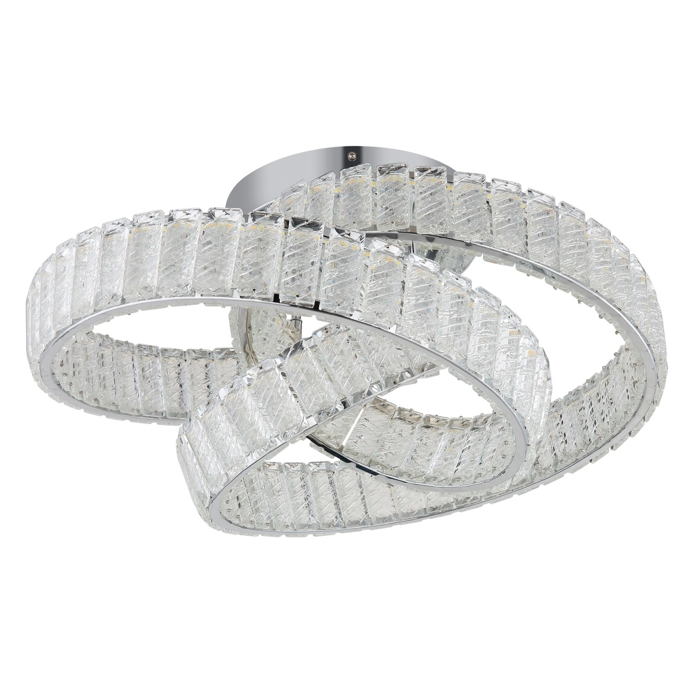 Plafondlamp krul Mucky chroom Globo 9007371531530
