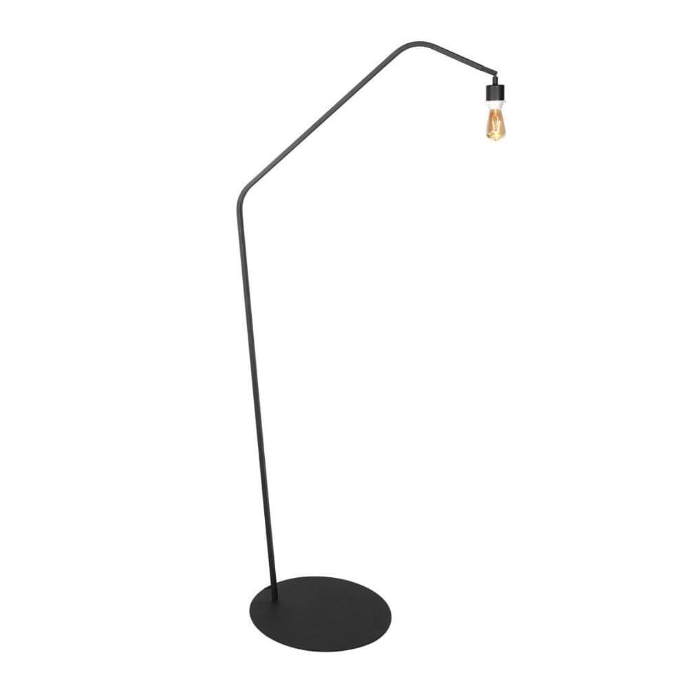 Vloerlamp Zig-Zag zwart met strokleurige kap Ø 40cm Steinhauer 8712746179200