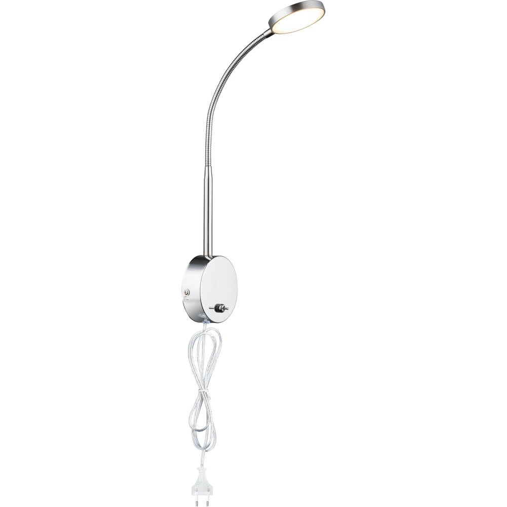 Wandlamp Pegasi chroom met snoer Globo 9007371324088