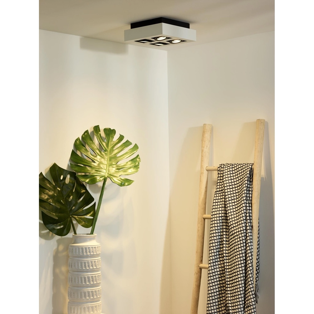 Plafondspot Xirax 4 x 5W wit Lucide 5411212092359