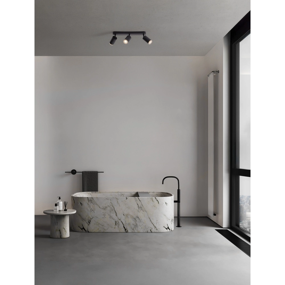 Opbouwspot Mao 3-lichts zwart Lyora 5212017475299