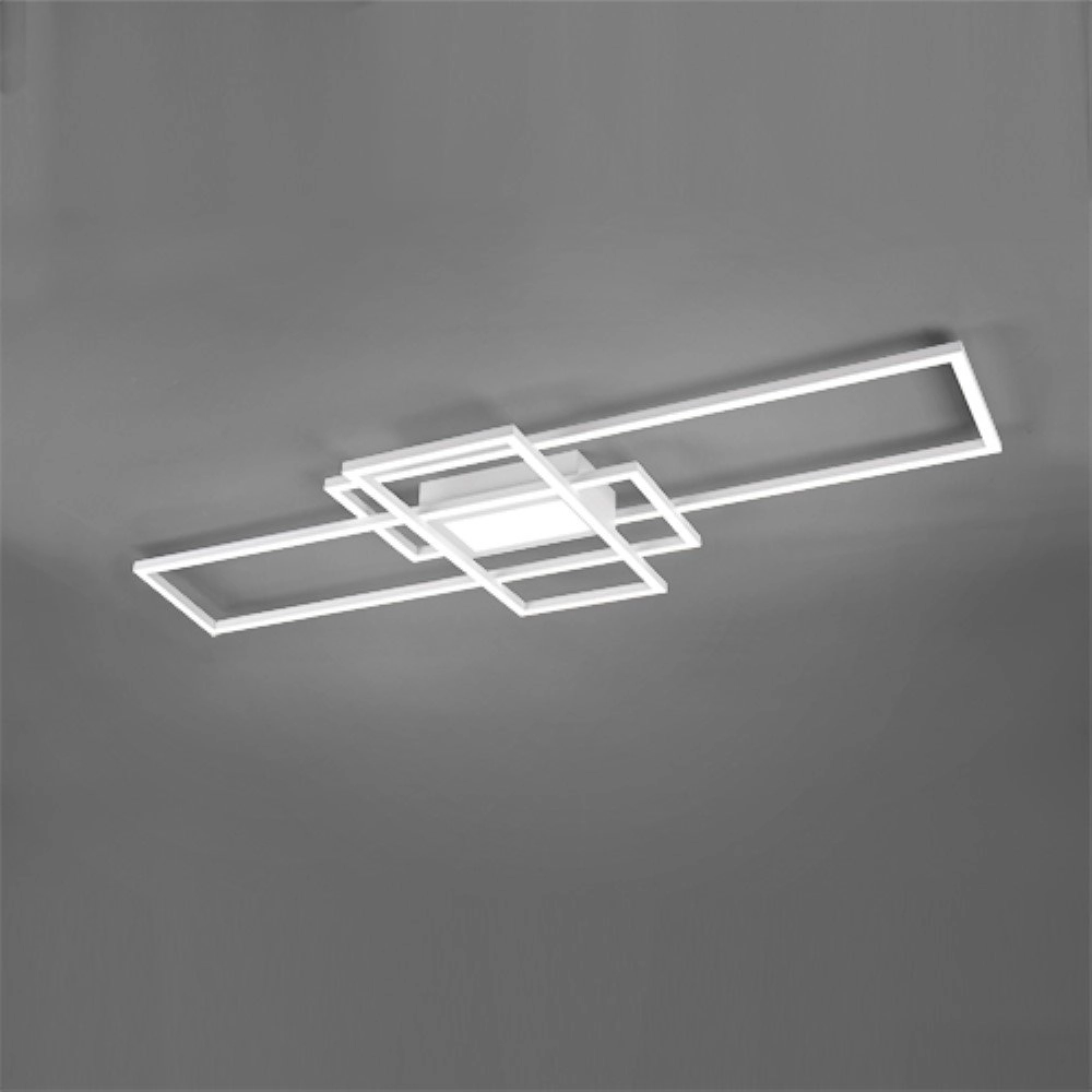 Moderne Plafonnière Irvine wit Trio 4017807452204