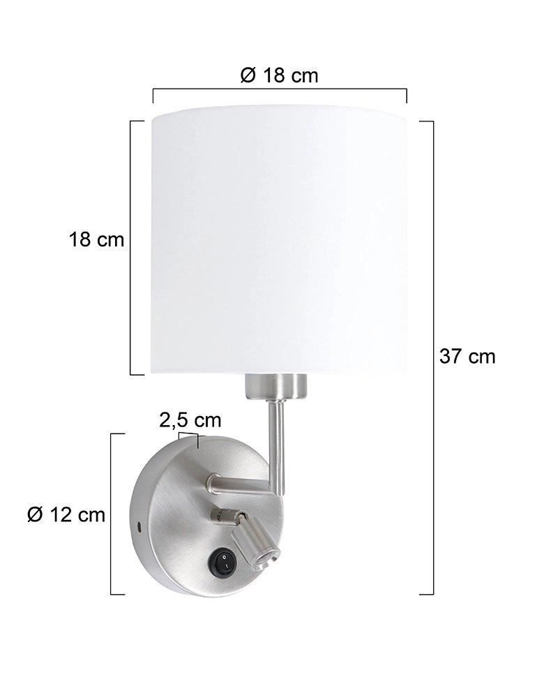 Slaapkamer wandlamp Noor Steinhauer 8712746122121