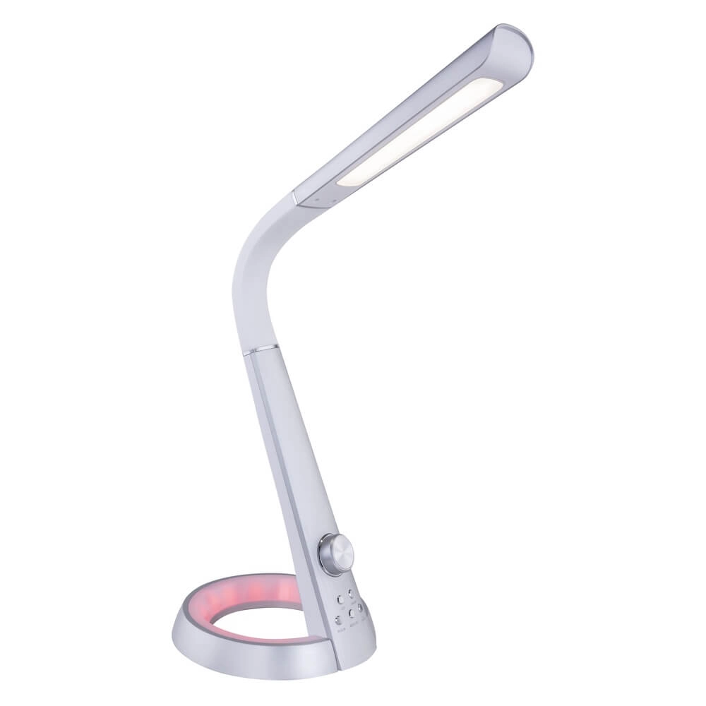 Bureaulamp Mitti zilvergrijs Globo 9007371384716