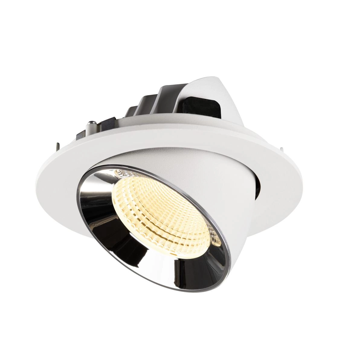 Inbouwspot Numinos Gimble L wit/chroom 3000K - 55gr SLV 4024163310161