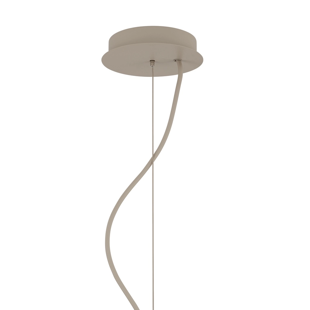Moderne kroonluchter Orto zand bruin Ø 73cm Lyora 5903139125253