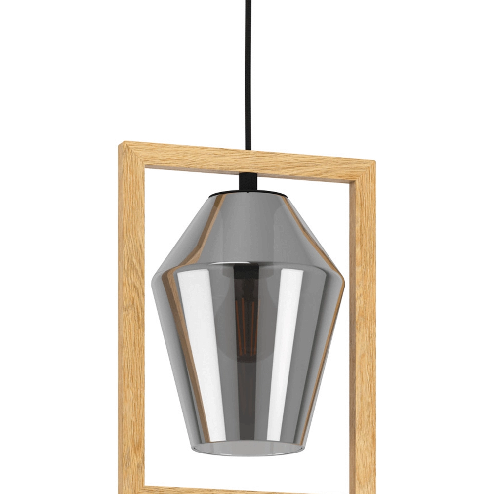 Houten hanglamp Viglioni Eglo 9002759997014