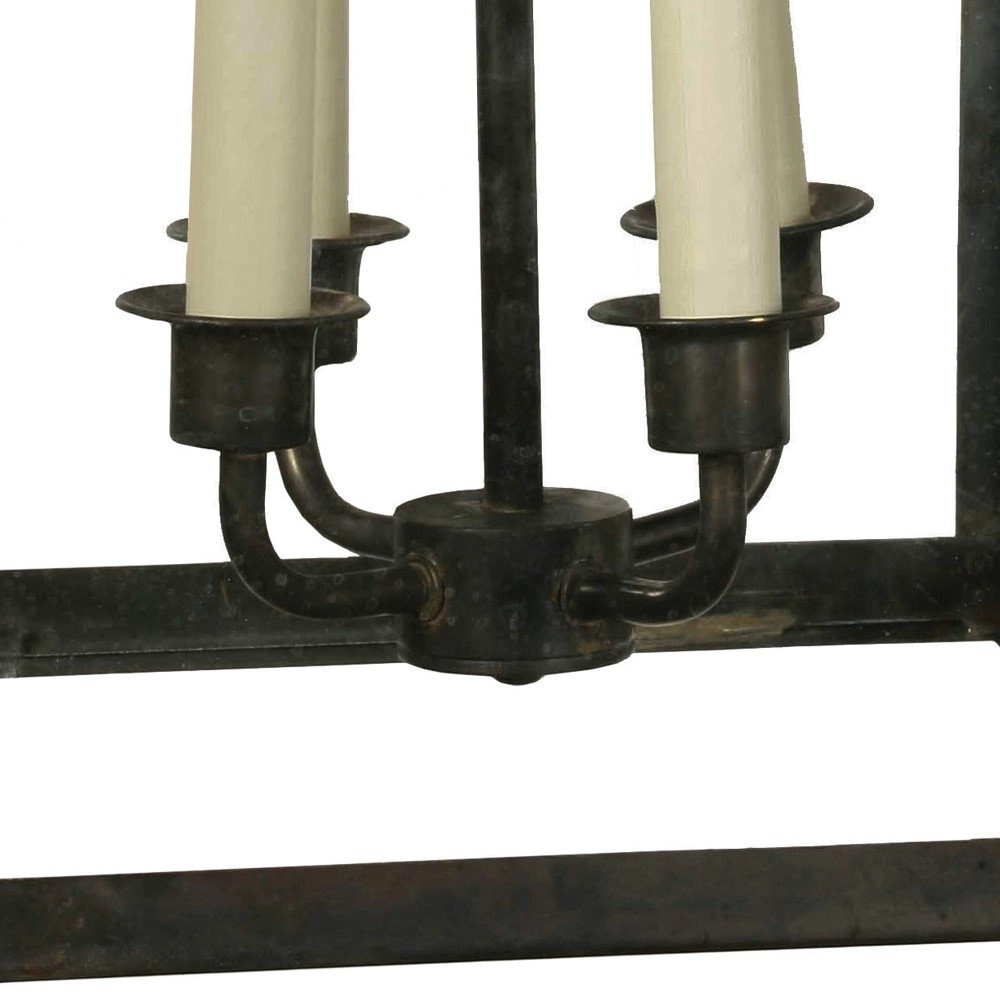 Landelijke hanglamp Strathmore L antiek koper (ANT) Limehouse