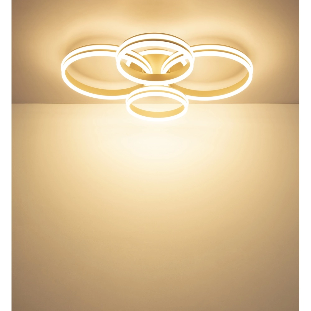 Design plafondlamp Rubio zand bruin Globo 9007371581207