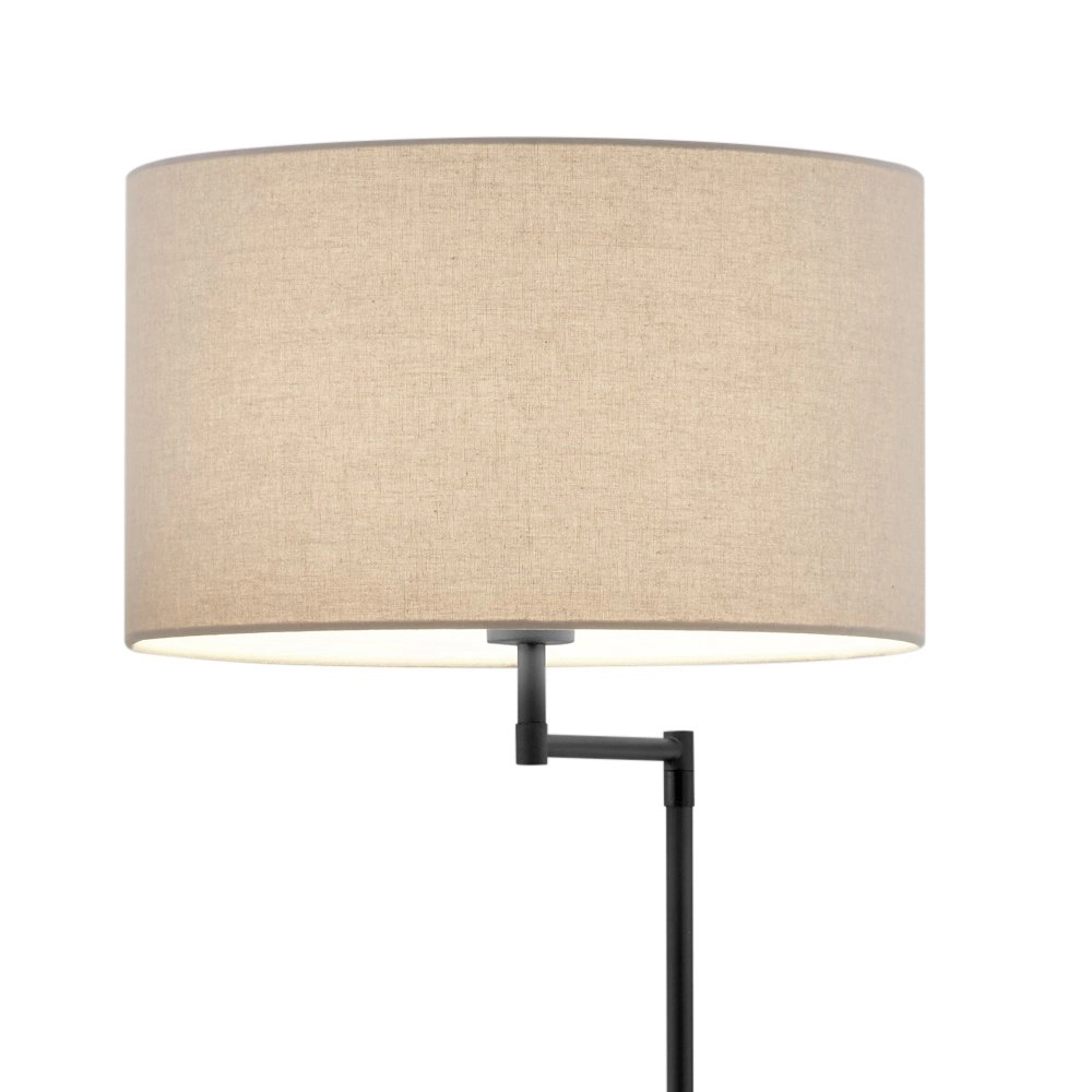 Leeslamp Claas Table zwart met houtbruin en grijs Trio 4017807423228