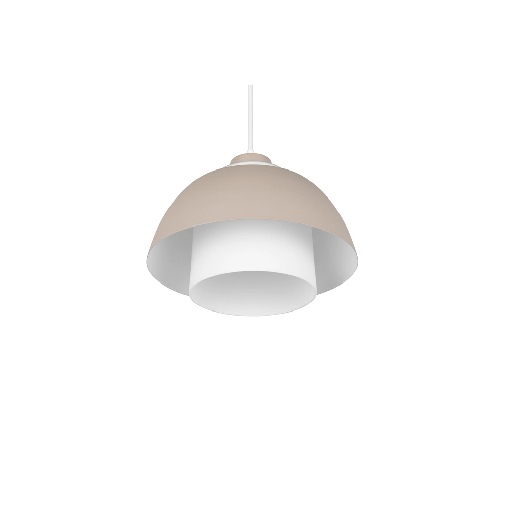 Design hanglamp Tilos zand bruin Ø 30cm Trio 4017807690118