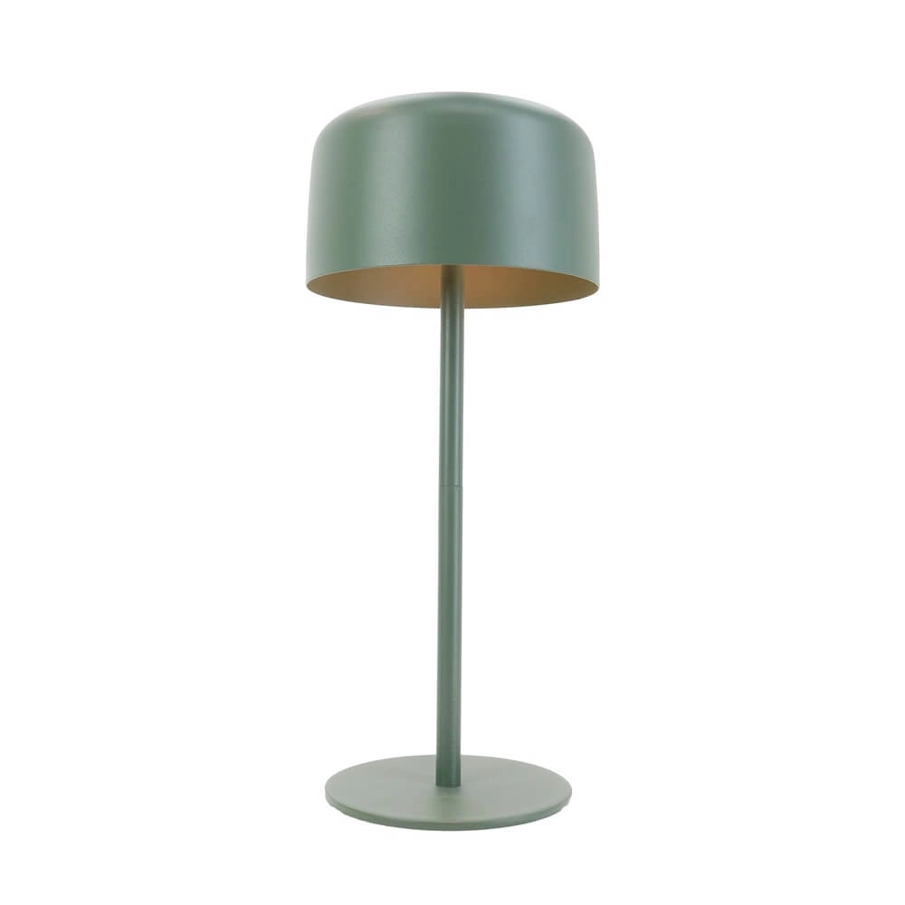 Strakke tafellamp Roccanova solar groen met usb Strakke tafellamp Roccanova solar groen met usb